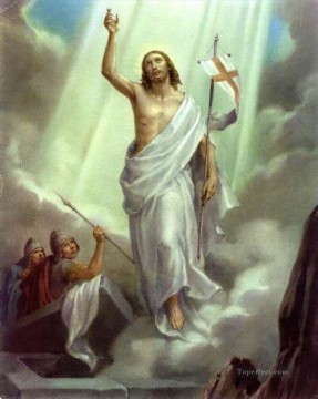 クリスチャン・イエス Painting - キリストの復活